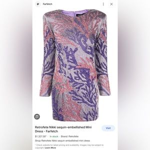 NWT RETROFETE NIKKI DRESS SIZS M